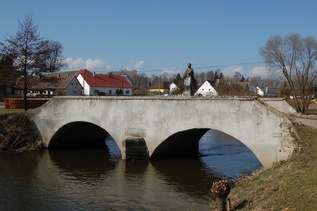 Barokní most přes Hamerský potok